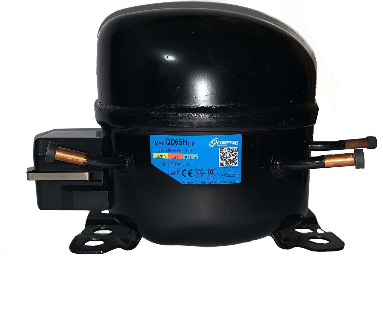 7099426094_kompressor-holodilnyj-qd Компрессор холодильный QD 65 H Comptek R134a 185–297Вт герметичный поршневой MBP/LBP 220В