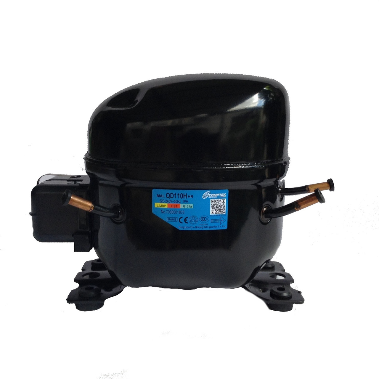 7099430320_kompressor-holodilnyj-qd Компрессор холодильный QD 110 H Comptek R134a 330–550Вт герметичный поршневой MBP/LBP 220В