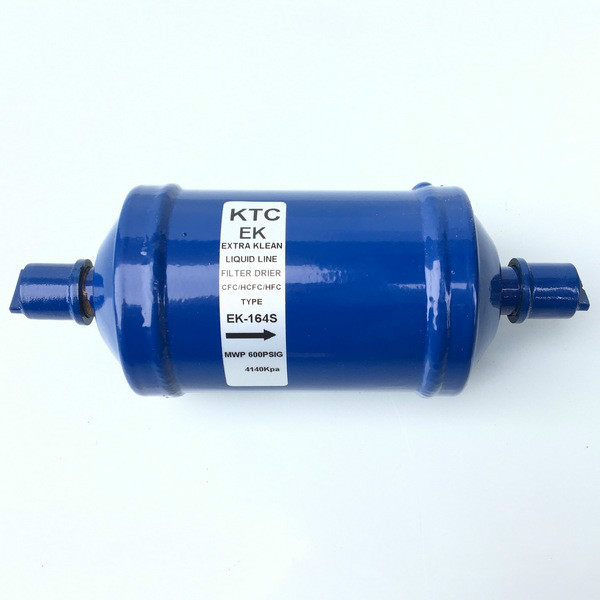 7099443089_filtr-osushitel-ek-164s-ktc Фильтр-осушитель EK-164S KTC 1/2”, под пайку, универсальный, стальной