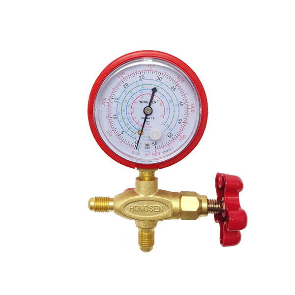 7099428232_kollektor-zapravochnyj-1-ventilnyj Коллектор заправочный 1-вентильный HS-466NAH R-22, R-134a, R-404A, R-410A, высокое давление