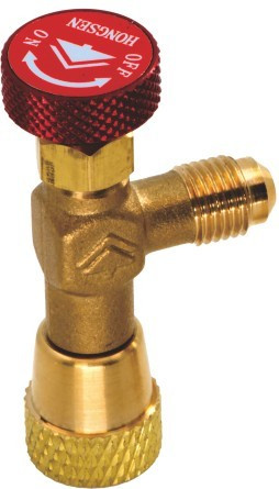 Кран для заправки кондиционеров HS-1221 (1/4 SAE-5/16SAE)
