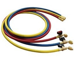 Шланг заправочный с краном VRP-C-RYB 90 см VALUE комплект 3 шт.