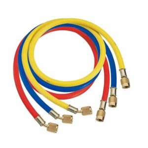 Шланги заправочные Wipcool MRH-2 (1,5 м) для R12 R22 R134a R404 R407 комплект 3 шт