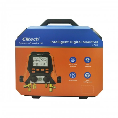 7193693229_kollektor-tsifrovoj-elitech Коллектор цифровой Elitech MS-870S-03 (Smart) манометрический Bluetooth — изображение 10