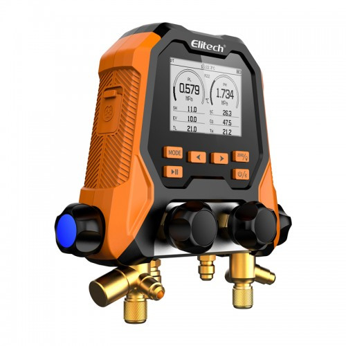 7193693240_kollektor-tsifrovoj-elitech Коллектор цифровой Elitech MS-870S-03 (Smart) манометрический Bluetooth — изображение 3