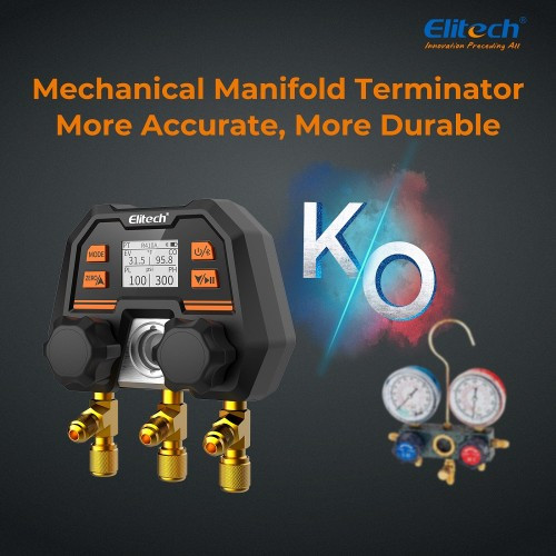 7196962962_kollektor-tsifrovoj-elitech Коллектор цифровой Elitech MS-100 манометрический Bluetooth (компактный) — изображение 8