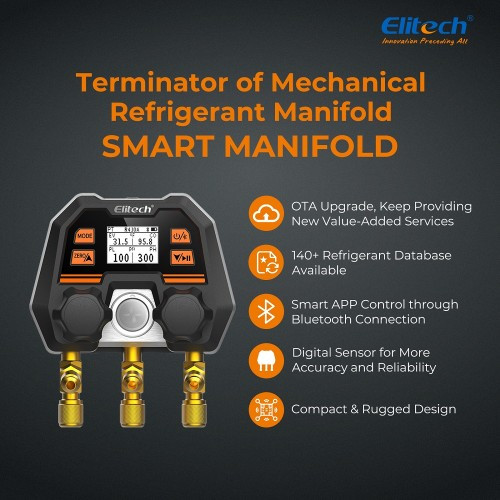 7196962966_kollektor-tsifrovoj-elitech Коллектор цифровой Elitech MS-100 манометрический Bluetooth (компактный) — изображение 10
