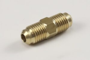 Соединитель-адаптер для кондиционеров 1/4" × 1/4" HongSen (муфта для медной трубы, соединитель фреоновой трассы)