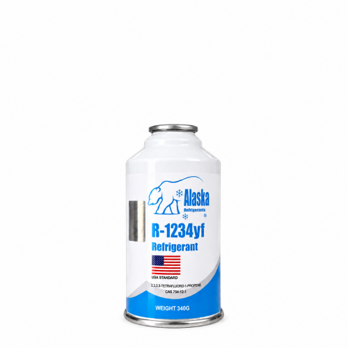7724380508_freon-r-1234yf-netto Фреон R-1234YF (нетто 340 г) ALASKA USA Standard — одноразовый баллон с клапаном