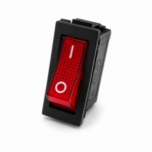 Кнопка KCD3 одинарная, 3 клеммы, 15 А